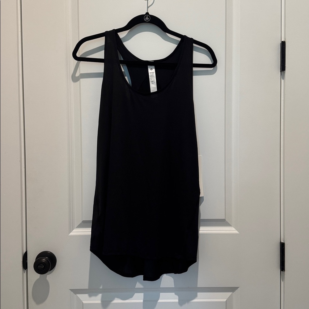 Lululemon Athletica Black Essential Tank Top Pleated